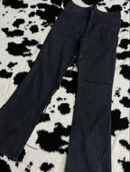 Dark Grey Patched Denims (Waist 34)