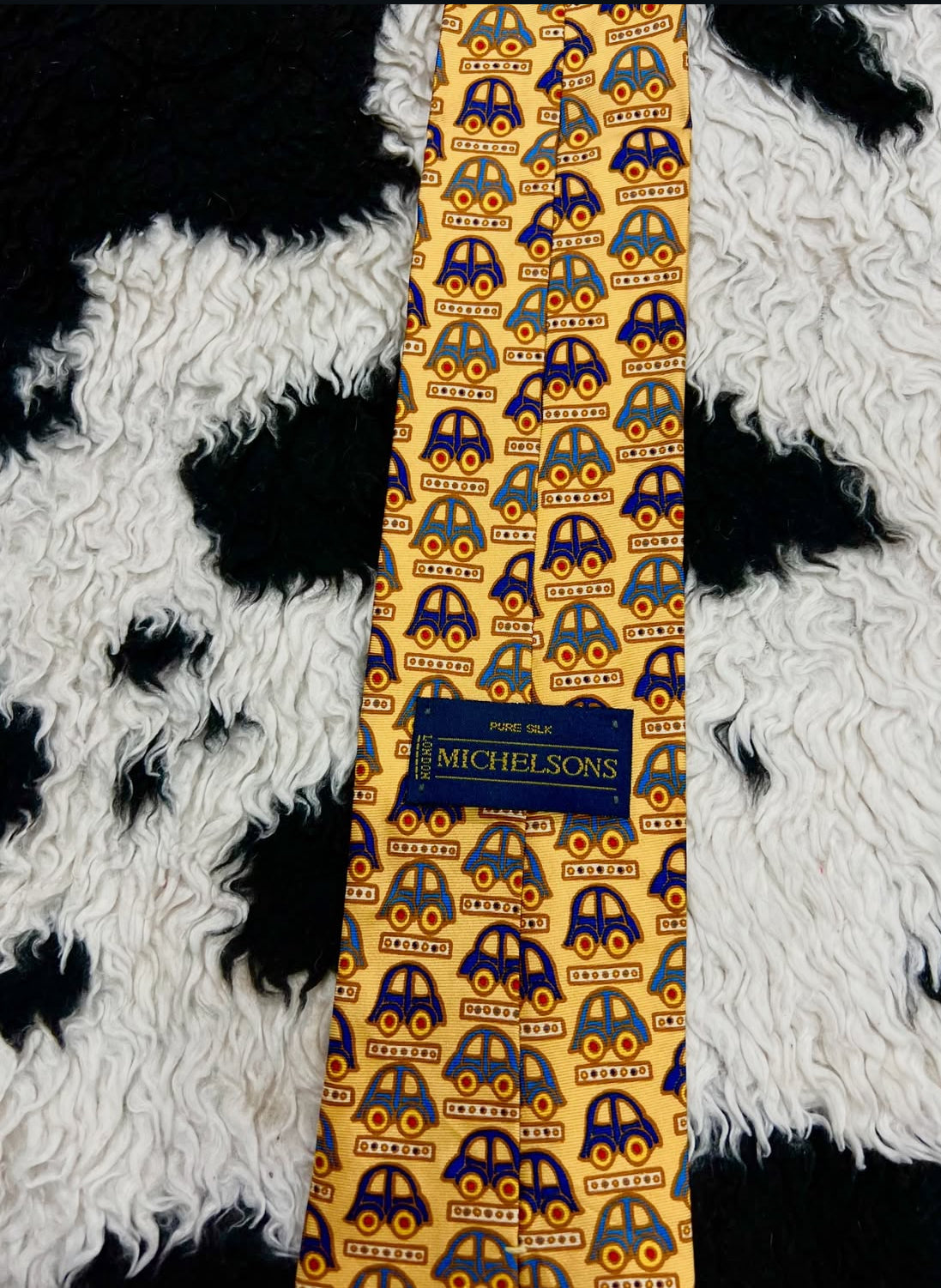 Yellow Cars Tie