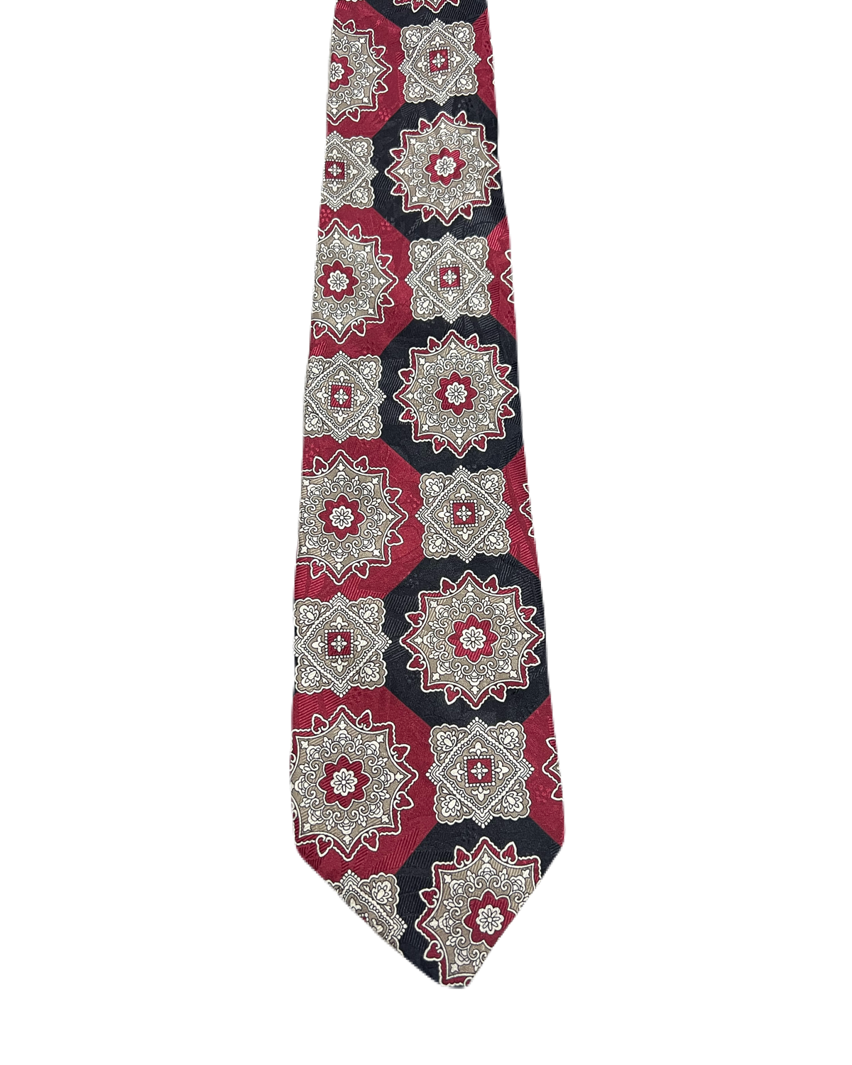 Tom James Black & Red Tie