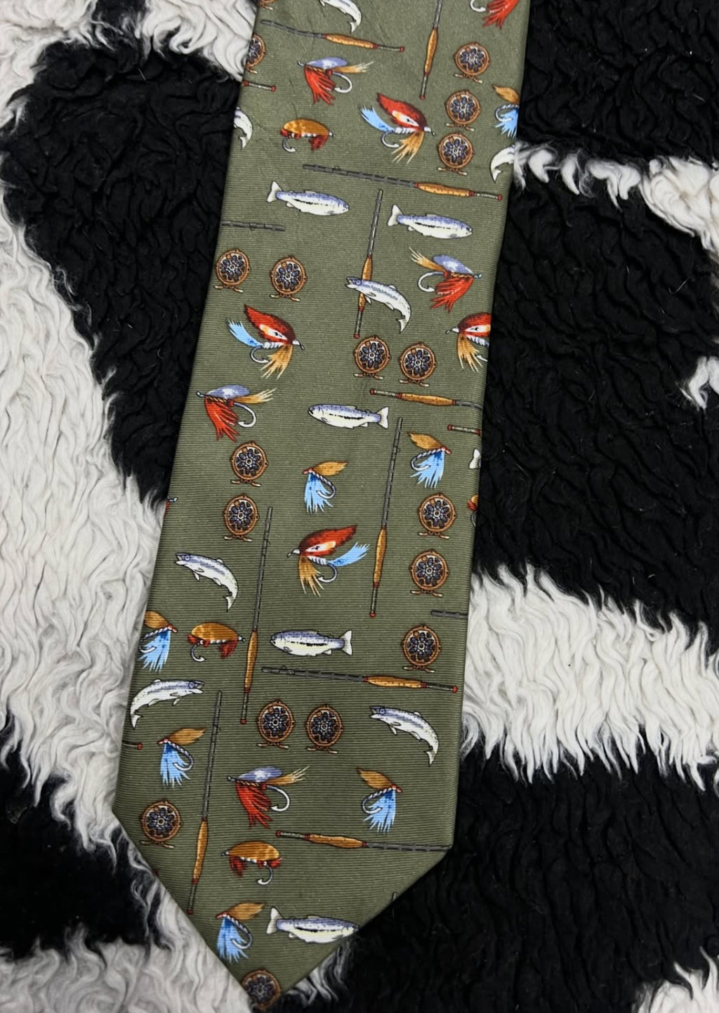 Fishing Graphic Tie