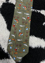 Fishing Graphic Tie