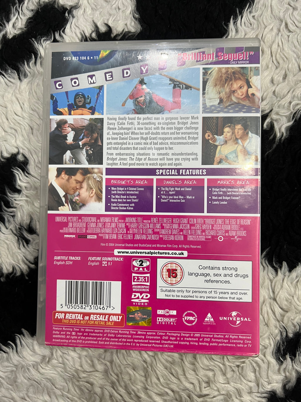 Bridget Jones: The Edge of Reason DVD