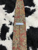 Henley Fully Embroidered Vines Tie