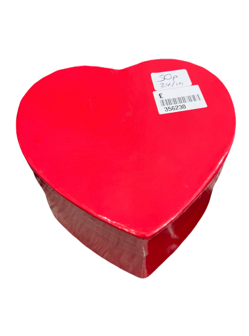 Cardboard Red Heart Box