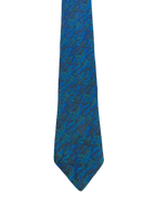 Blue Fully Embroidered Tie