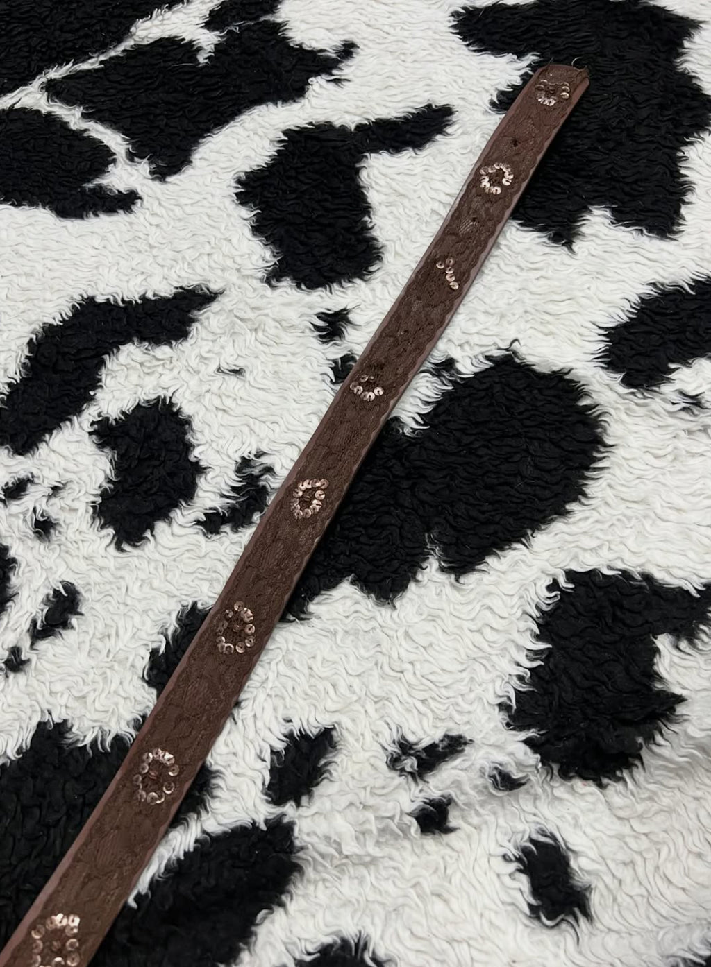 Brown Laced Belt