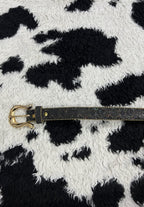 Golden Glitter Black Belt