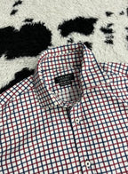 ZARA Man Tailored Fit Red & Blue Checkered Buttonup
