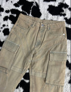Beige Tanned Cargo Denims (Waist 32)