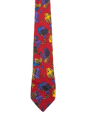 Red Patchwork Tie