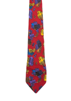 Red Patchwork Tie