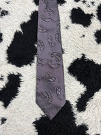 Micheals Purple Paisley Tie