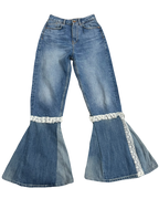 Zara High-Waisted Flare Denims (Waist 24)