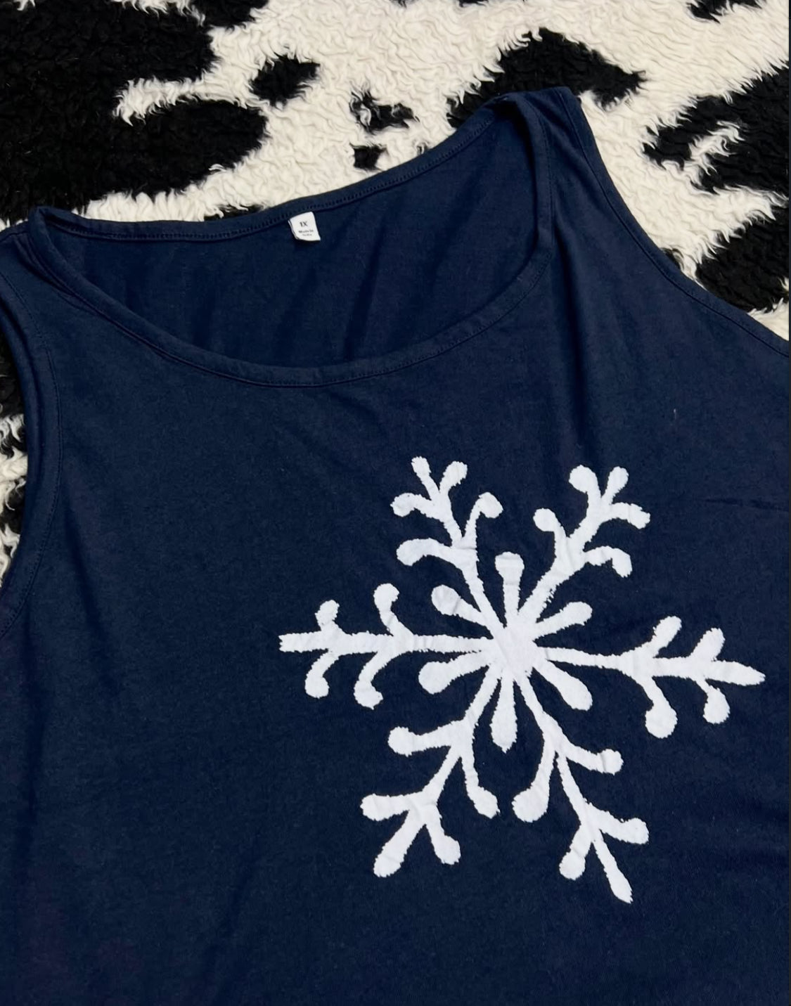 Snow Flake Tank Top (Extra Large)