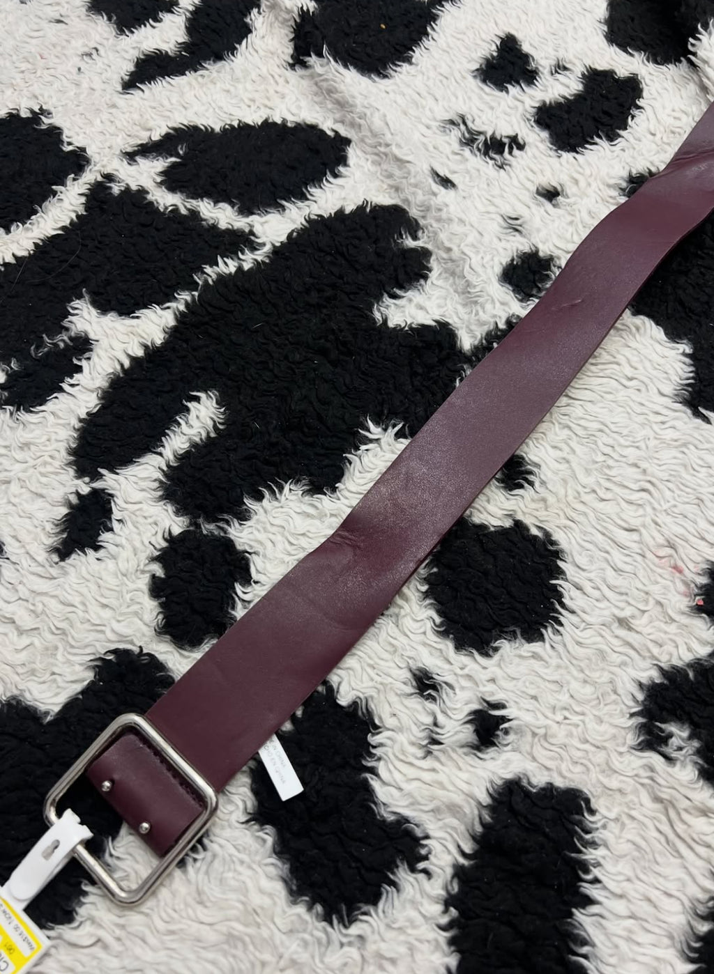 Plum Wide Belt