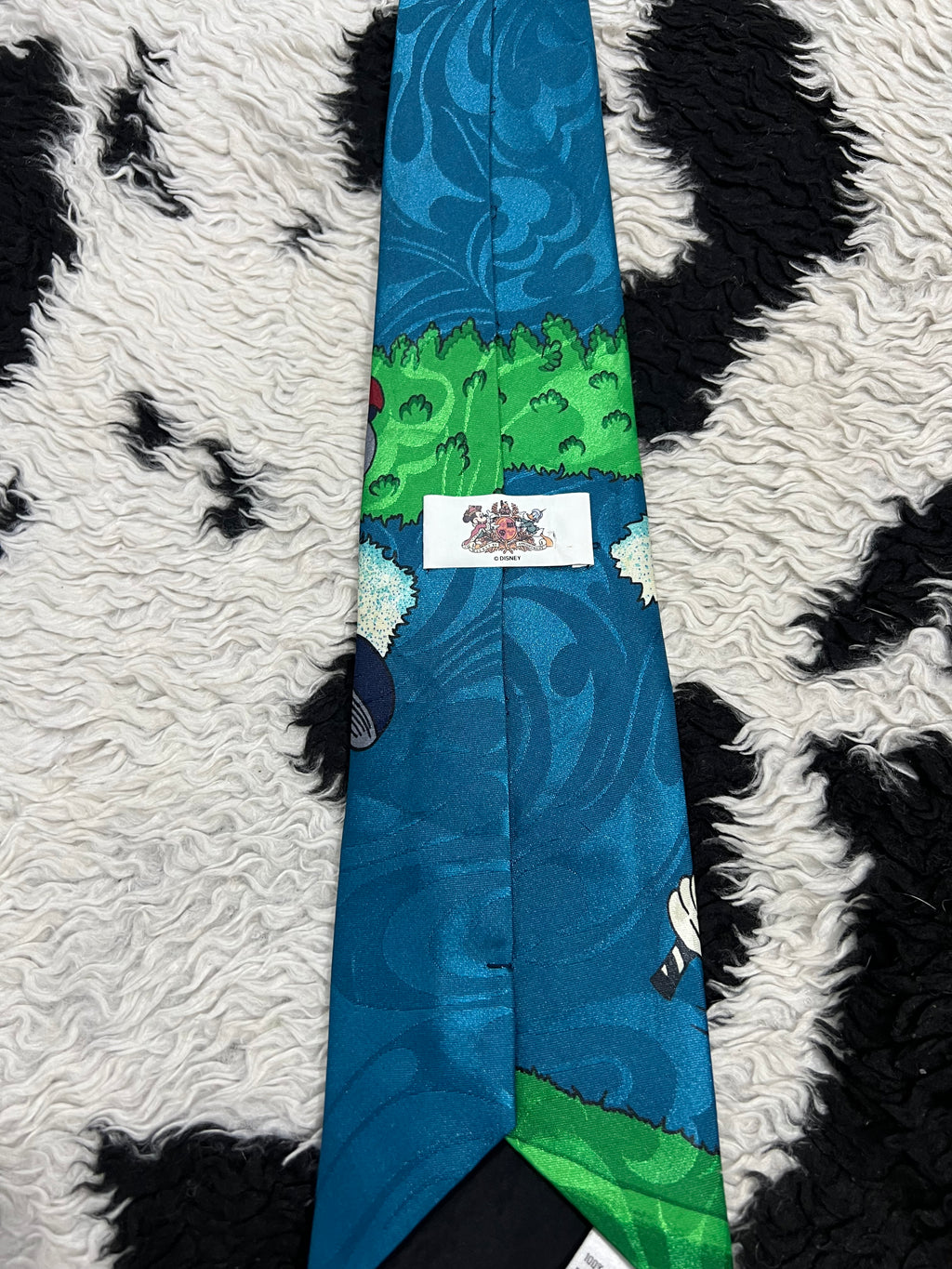 Vintage Mickey Mouse & Donald Duck Golf Tie