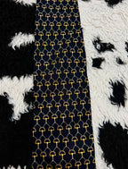 Chains Interlinked Black Tie