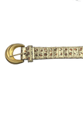 Golden Cheetah Print Belt
