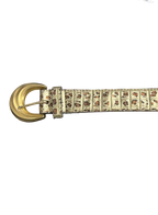 Golden Cheetah Print Belt
