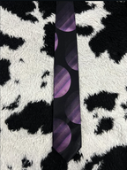MONTI Black & Purple Dotted Tie