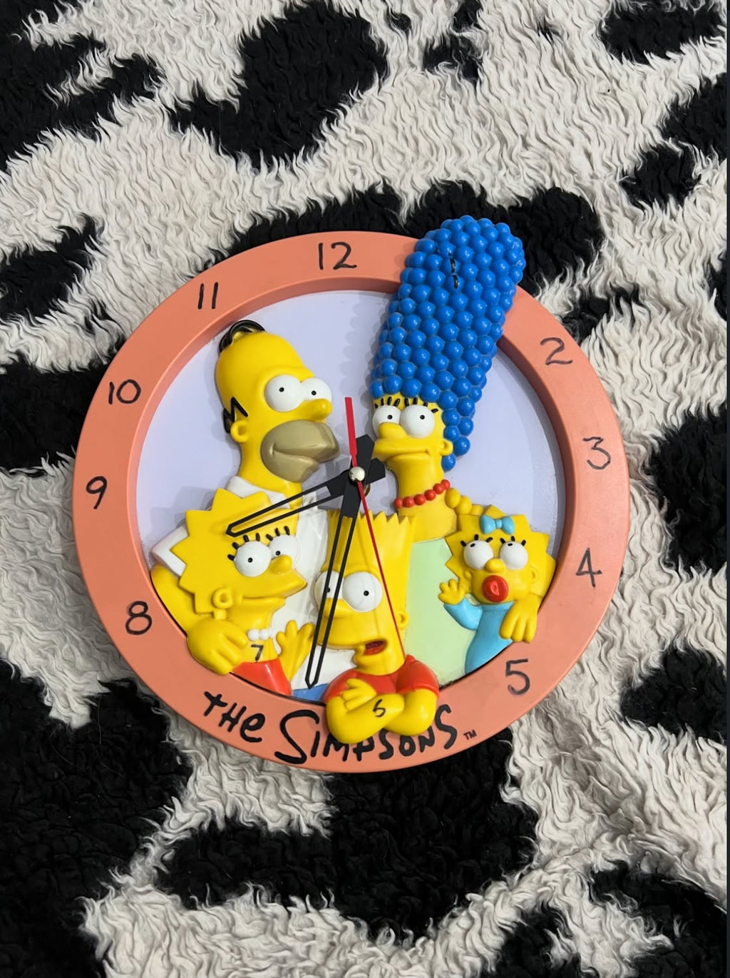 Vintage 1998 Simpsons Clock