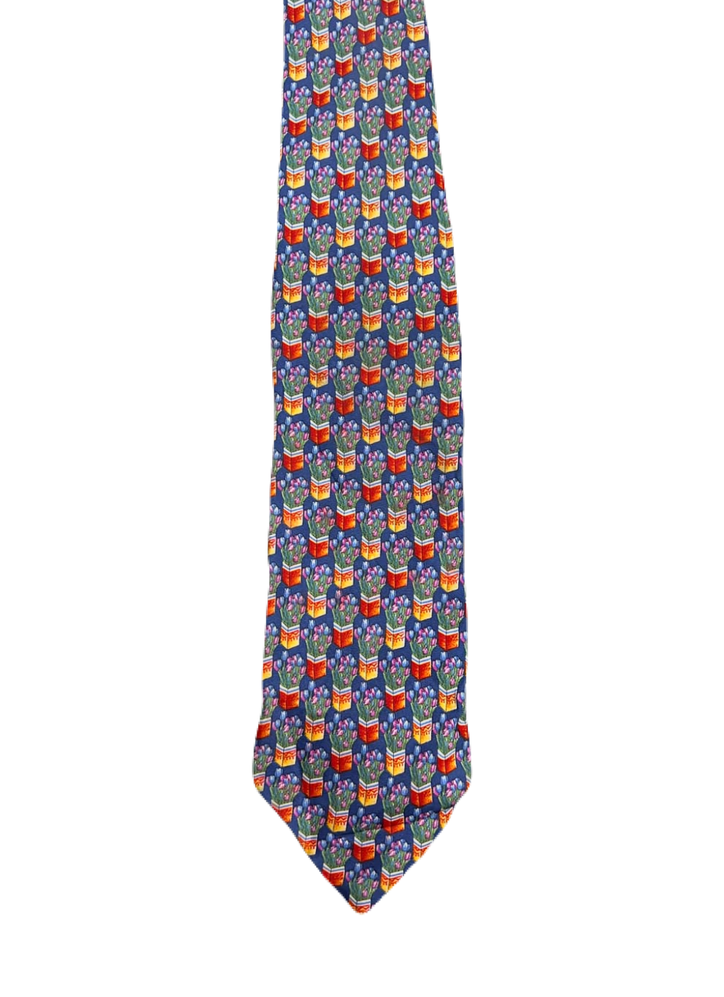 Tulips in Flower Pots Tie