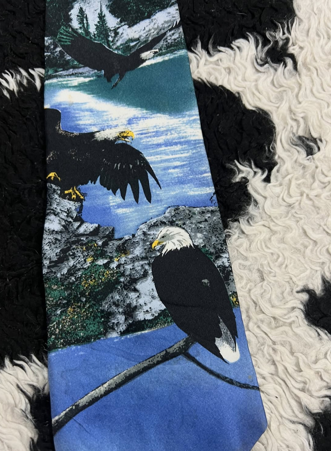 Lost Kingdom Bald Eagle Tie