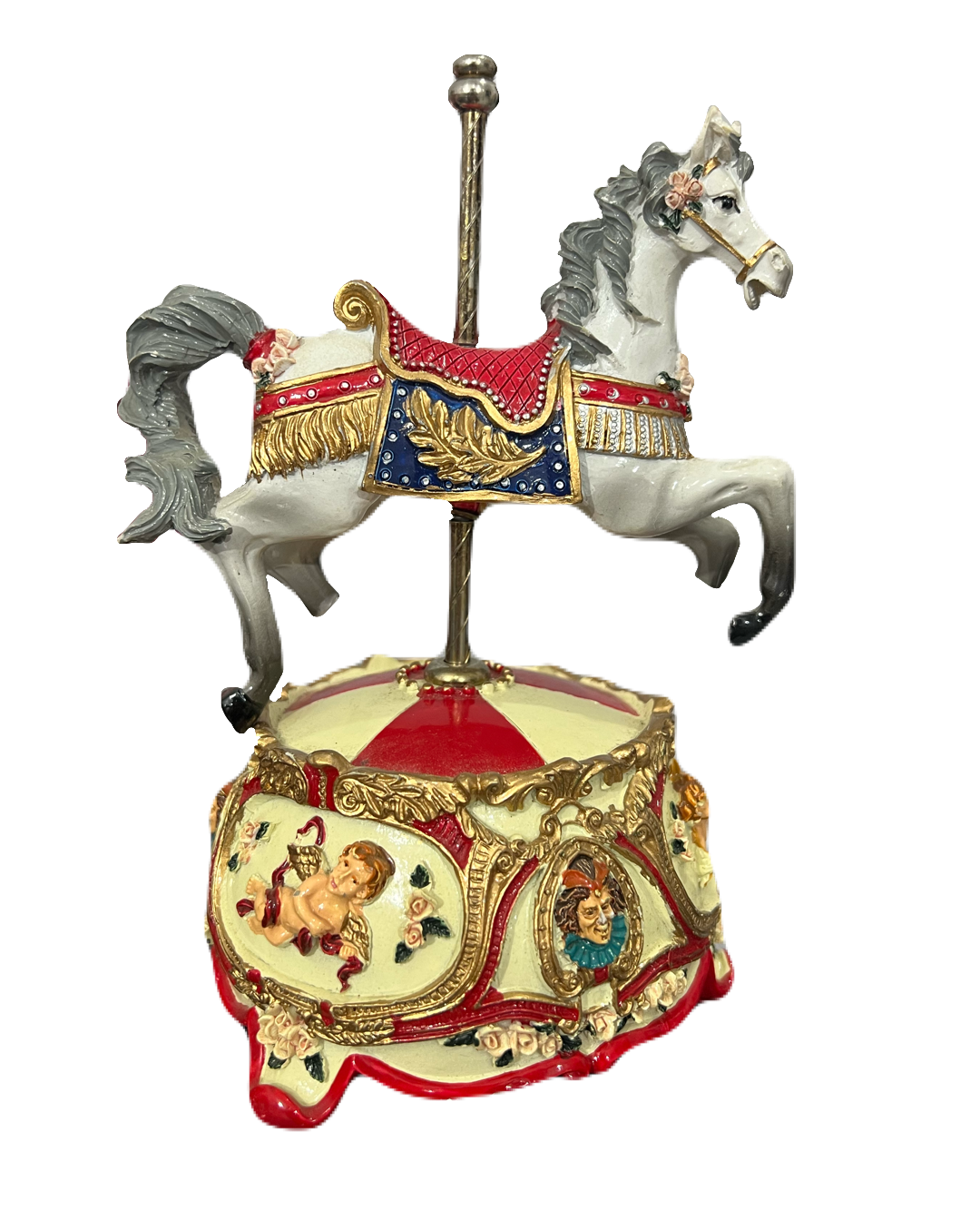 Vintage Detailed Carousel Horse