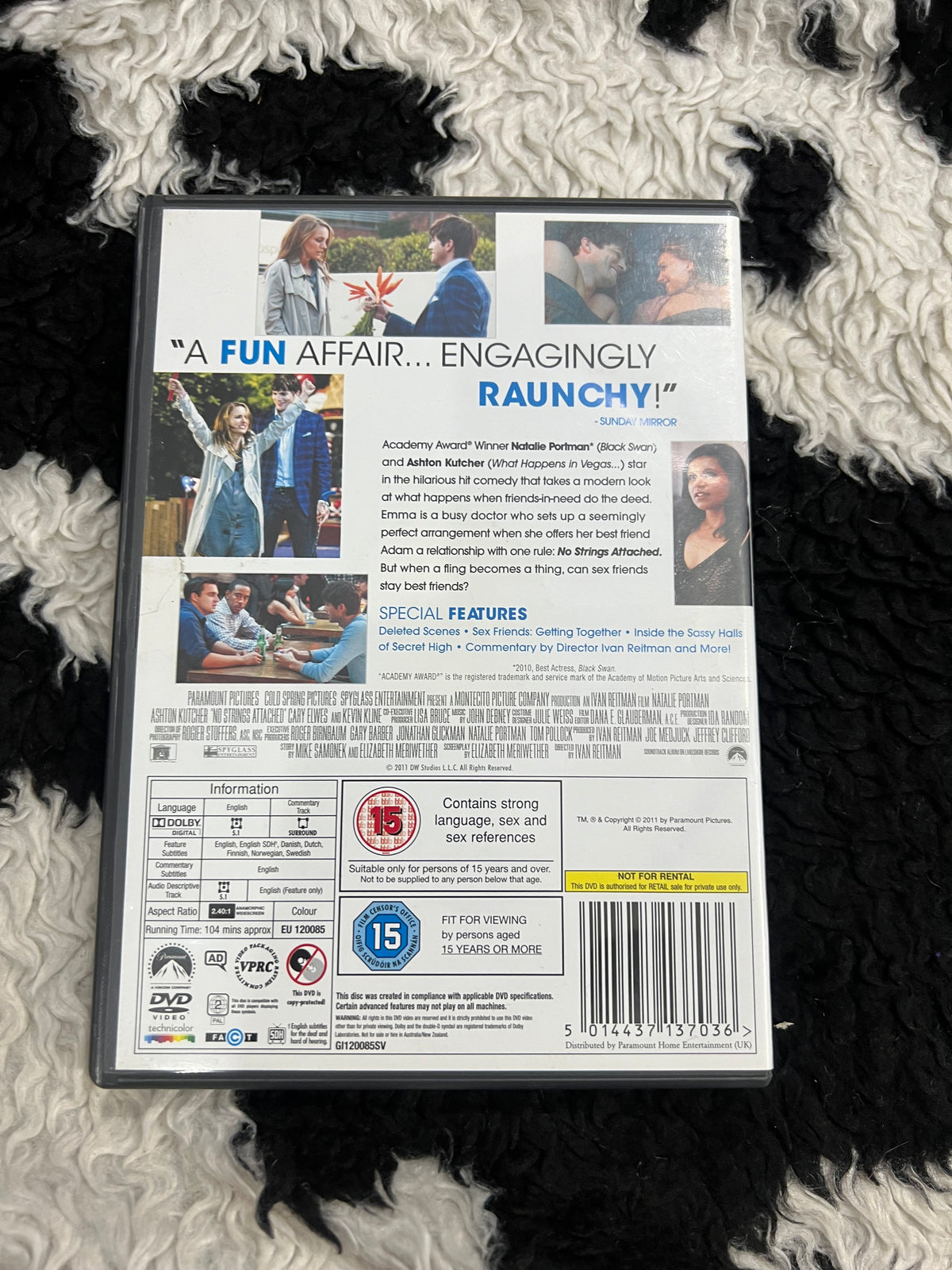 No Strings Attached DVD