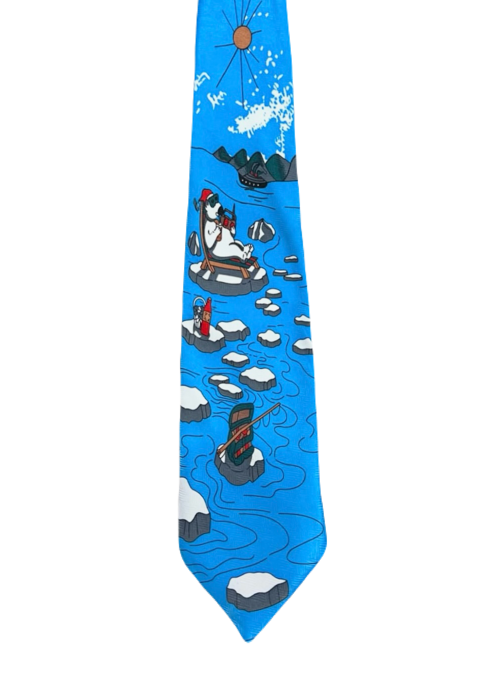 Polar Bear Chilling Tie