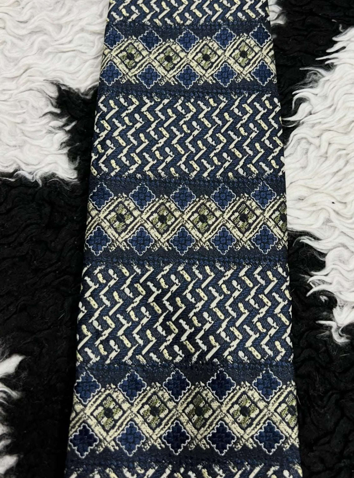 Marks & Spencer Blue EmbroideredTie
