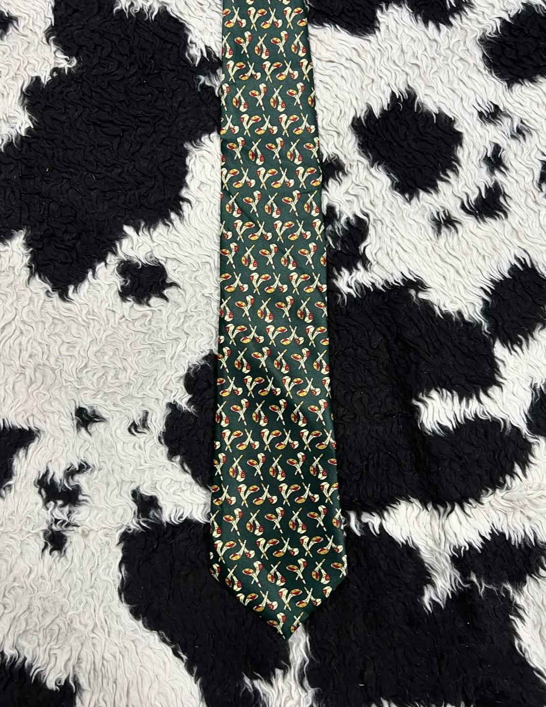 Vintage Rene Chagal Golf Clubs Tie