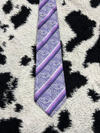 Empra Purple Embroidered Tie