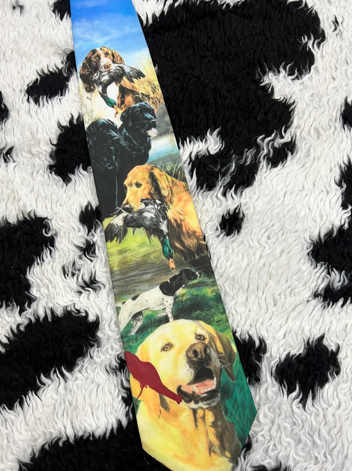 Vintage 1996 Hunting Dogs Tie