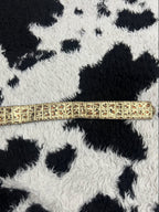Golden Cheetah Print Belt