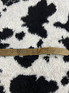 Leopard Print Fur Belt