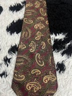 Jean Jacques Vivier Paisley Embroidered Tie