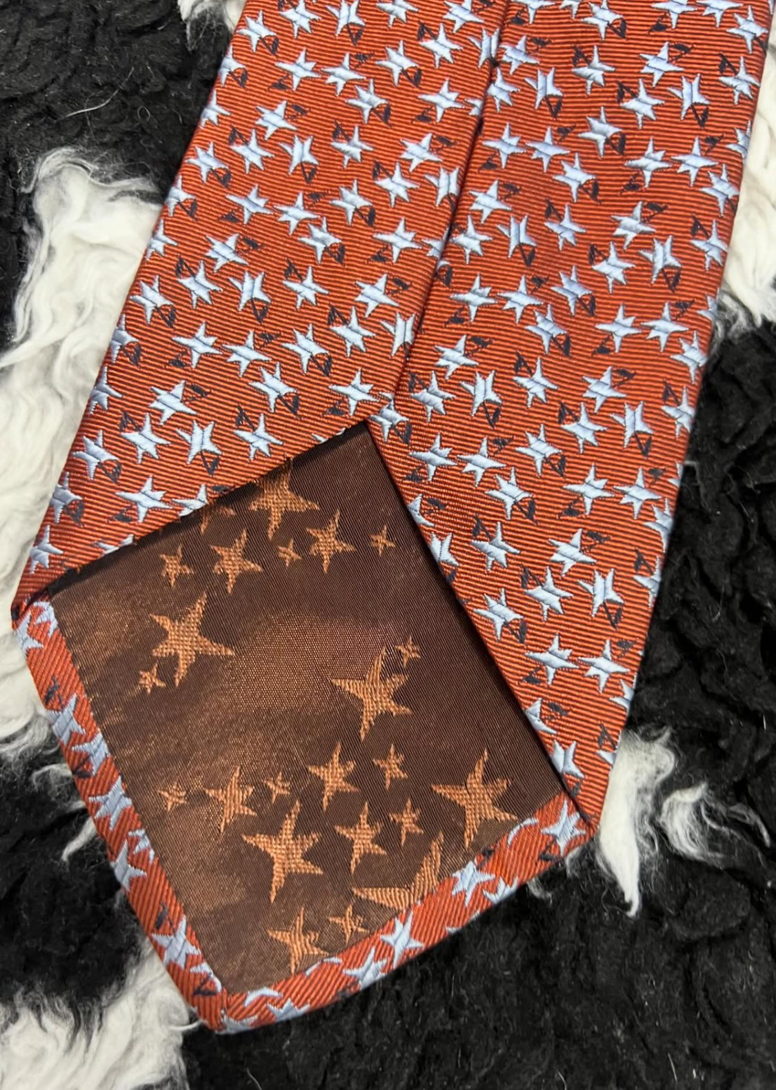 Orange Sparkles Tie