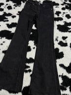 MANGO Black Flare Denims (Waist 26)