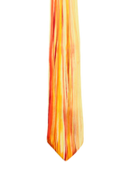Orange Striped Tie