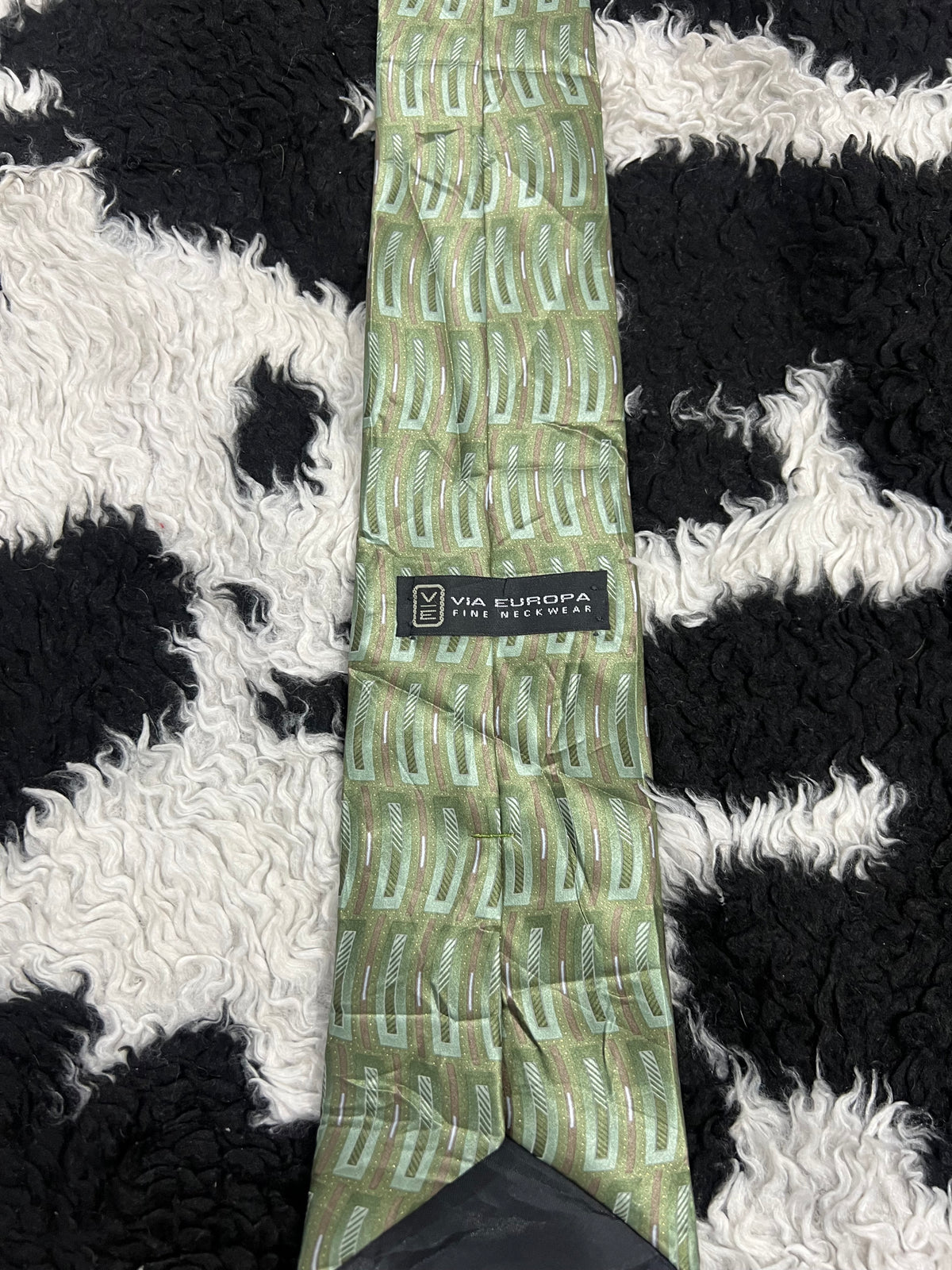 Via Europa Green Tie