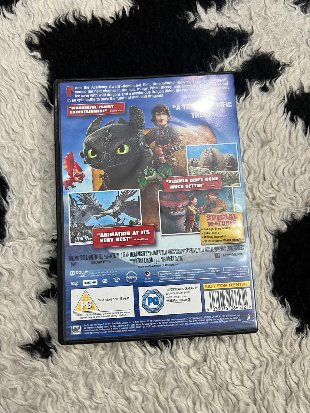 How to Train your Dragon 2 DVD