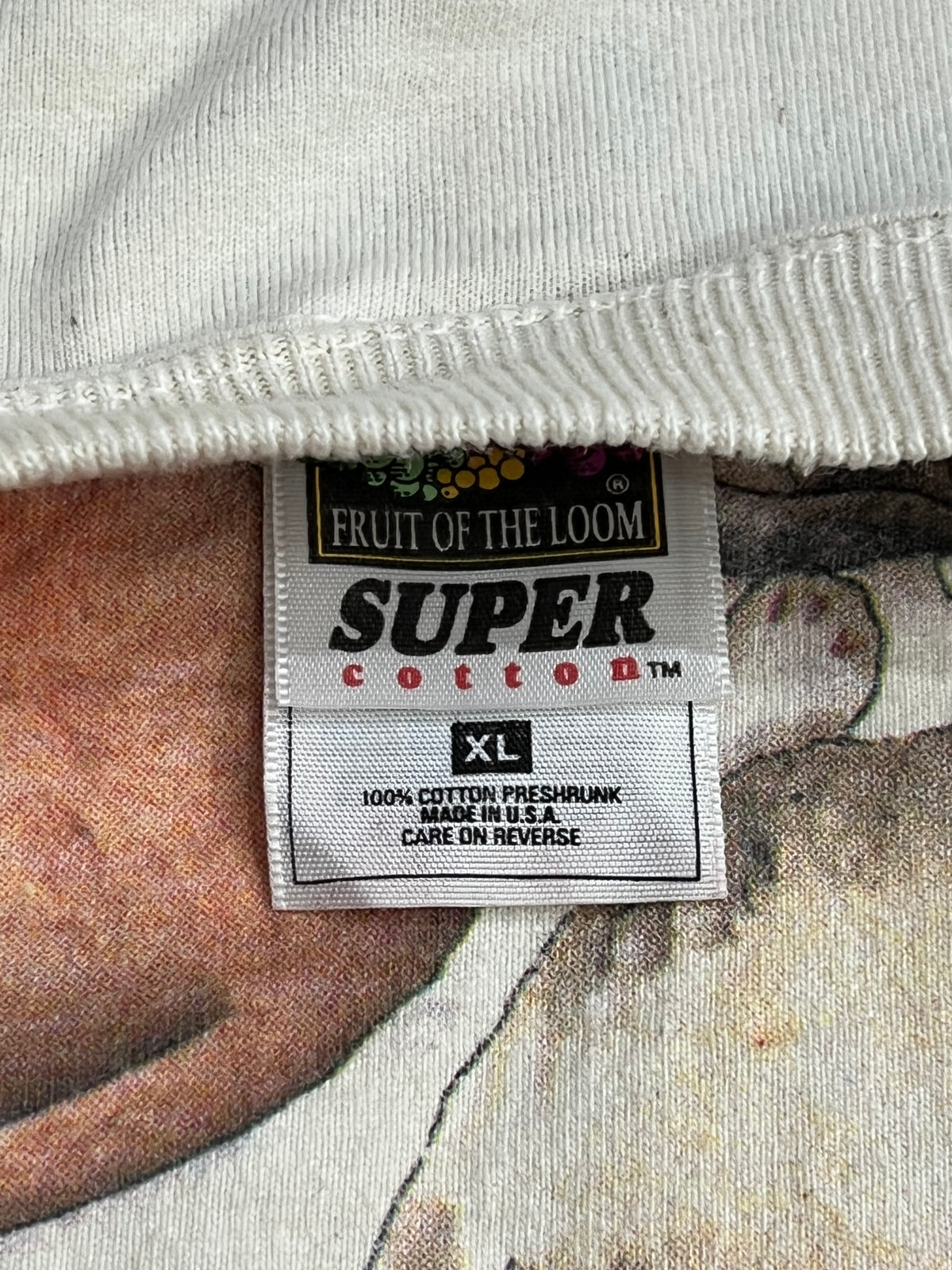Vintage 90s Fruit of the Loom Cats Tee (Extra Large)