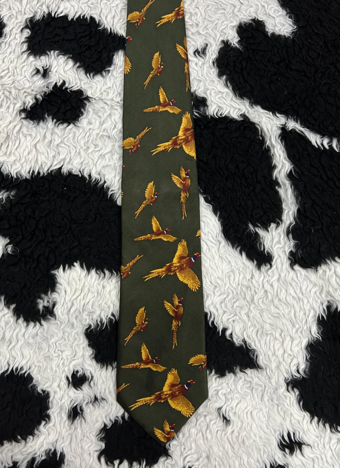 Flying Pheasants Tie