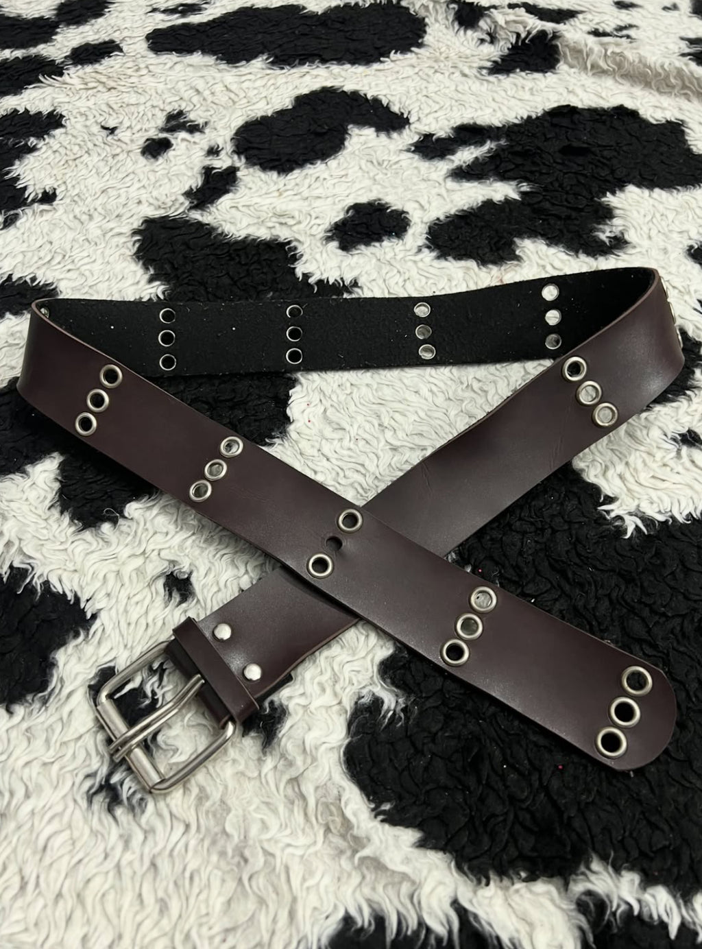Brown Triple Hole Belt