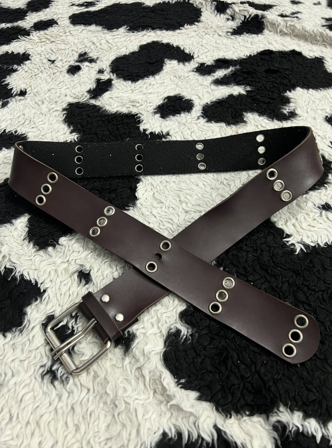 Brown Triple Hole Belt