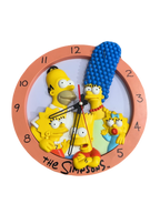 Vintage 1998 Simpsons Clock