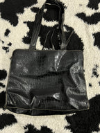 Crazy Horse Black Handbag