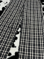 Checkered Baggy Black Pants (Waist 32)