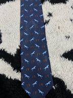 Equestrian Jumping Horses Tie